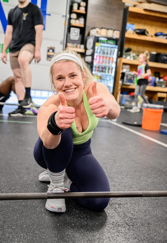 Coach Morgan after 26.3 CrossFit Open