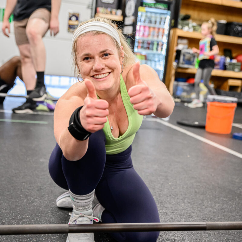 Coach Morgan after 26.3 CrossFit Open